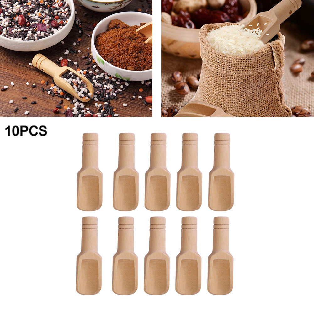 Sugar Scrub Coffee - 10 adet Ahşap Küçük Küçük Mini