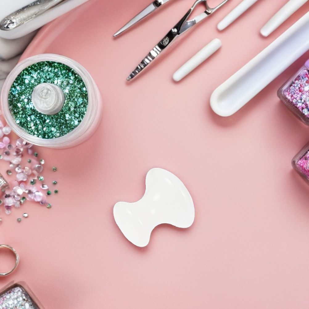 Gua Sha Tool Rose Quartz - 2 adet gül kuvars mantar masaj