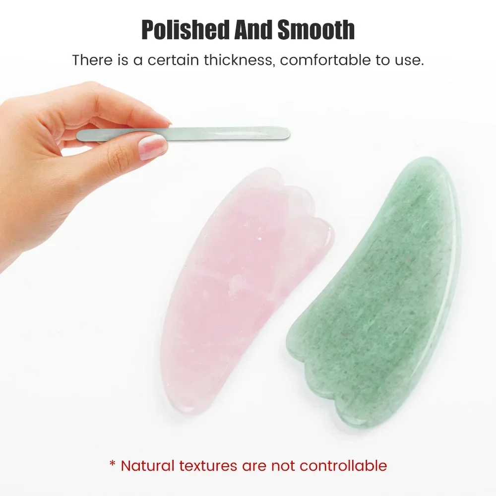 Doğal Yeşim Taşı Gua Sha Masaj - Gua Sha Tool Rose Quartz incelemesi ve fiyatı