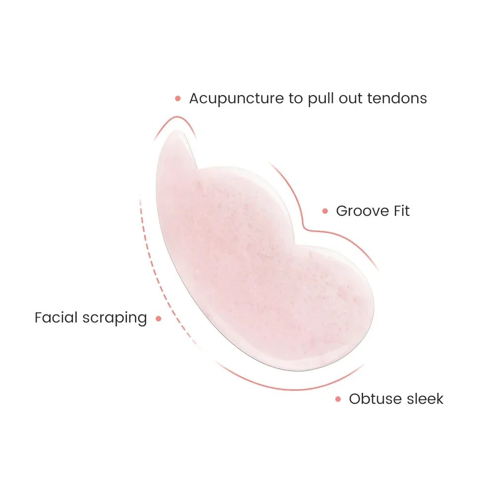 Doğal Yeşim Taşı Gua Sha Masaj - Gua Sha Tool Rose Quartz incelemesi ve fiyatı