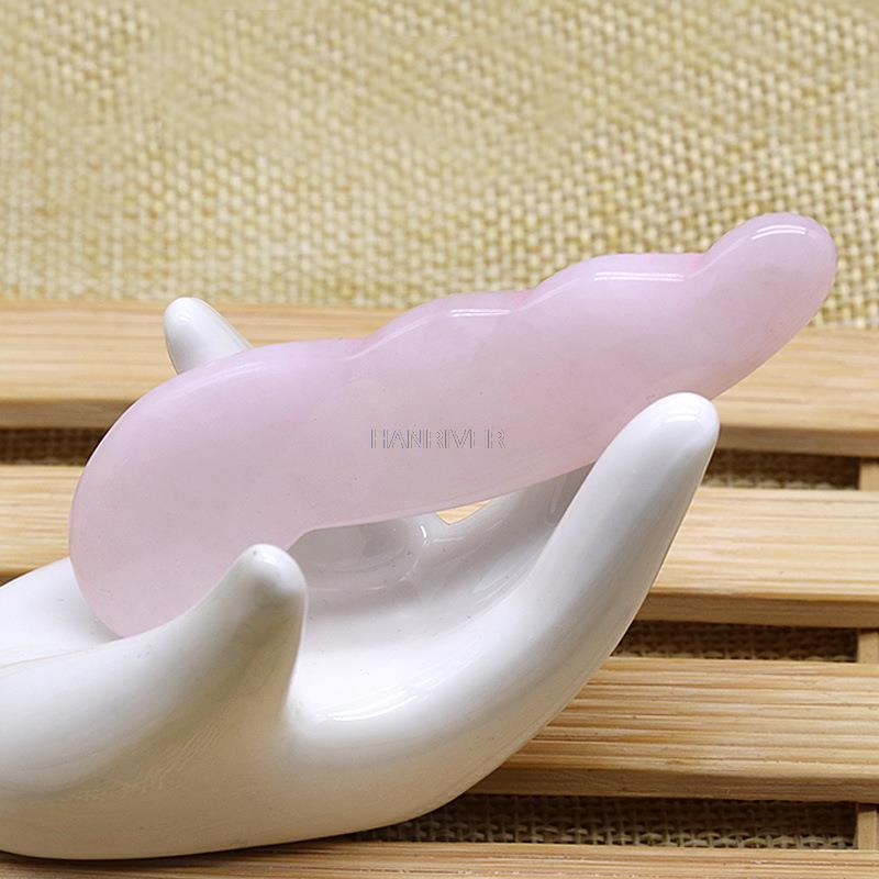 Doğal Gül Kuvars Yeşim Guasha  - Gua Sha Tool Rose Quartz incelemesi ve fiyatı
