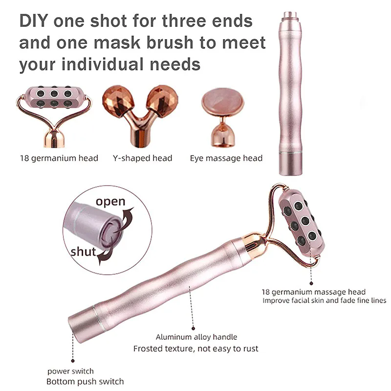 3'ü 1 Arada 3D Roller Germanyu - Gua Sha Tool Rose Quartz incelemesi ve fiyatı