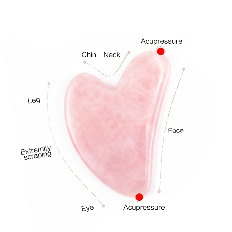 Yüz Masaj Aleti İçin Gül Kuvar - Gua Sha Tool Rose Quartz incelemesi ve fiyatı