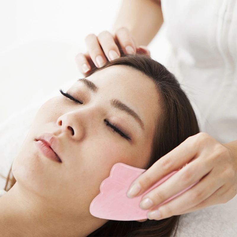 Gül Kuvars Gua Sha Kurulu Doğa - Gua Sha Tool Rose Quartz incelemesi ve fiyatı