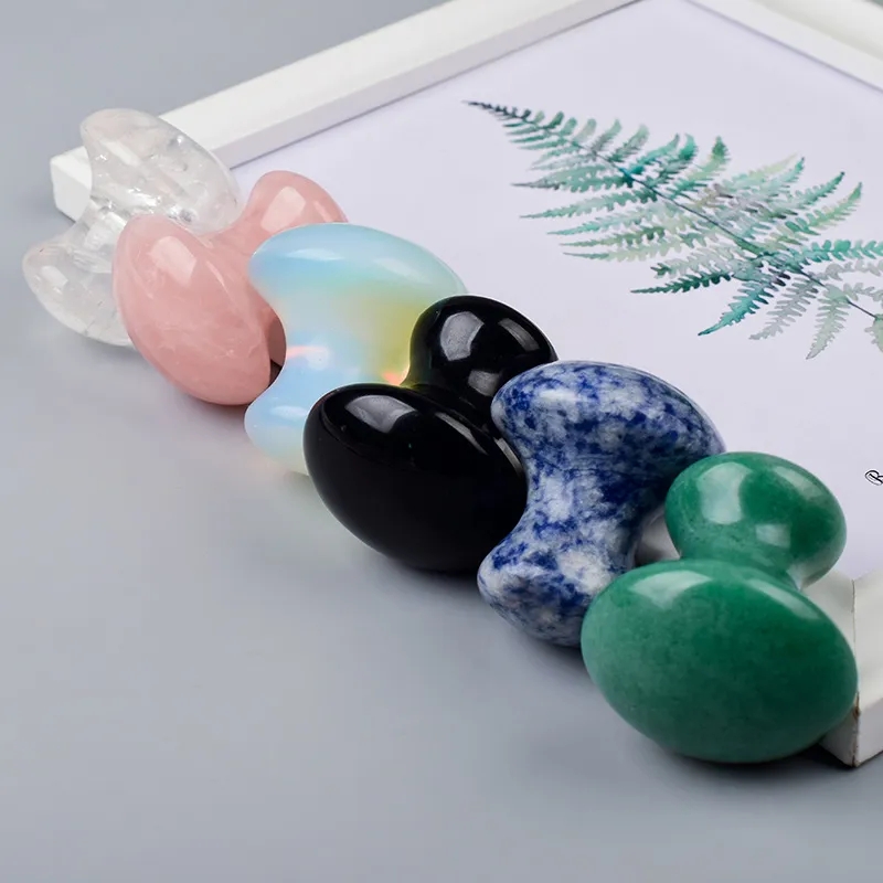 Doğal gül kuvars Gua Sha kazım - Gua Sha Tool Rose Quartz incelemesi ve fiyatı