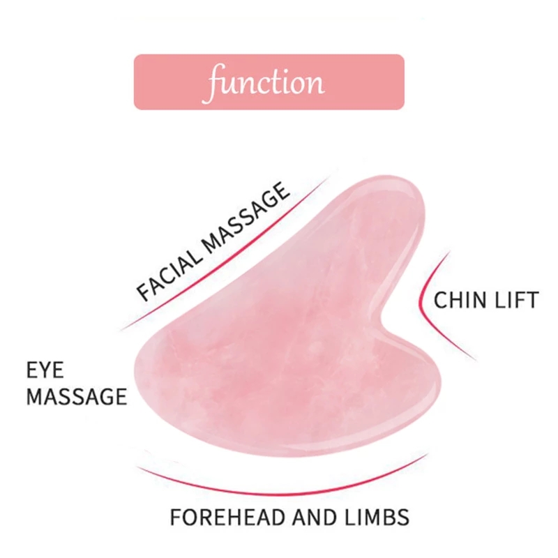 10 adet doğal yeşim Gua Sha Se - Gua Sha Tool Rose Quartz incelemesi ve fiyatı