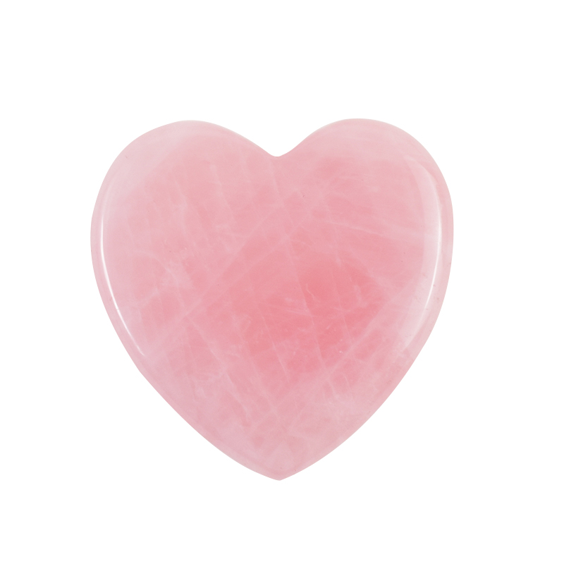 Gül kuvars kalp şekli yüz bakı - Gua Sha Tool Rose Quartz incelemesi ve fiyatı